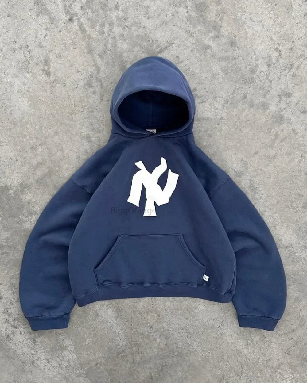 Cropped Yankees Inspired Hoodie