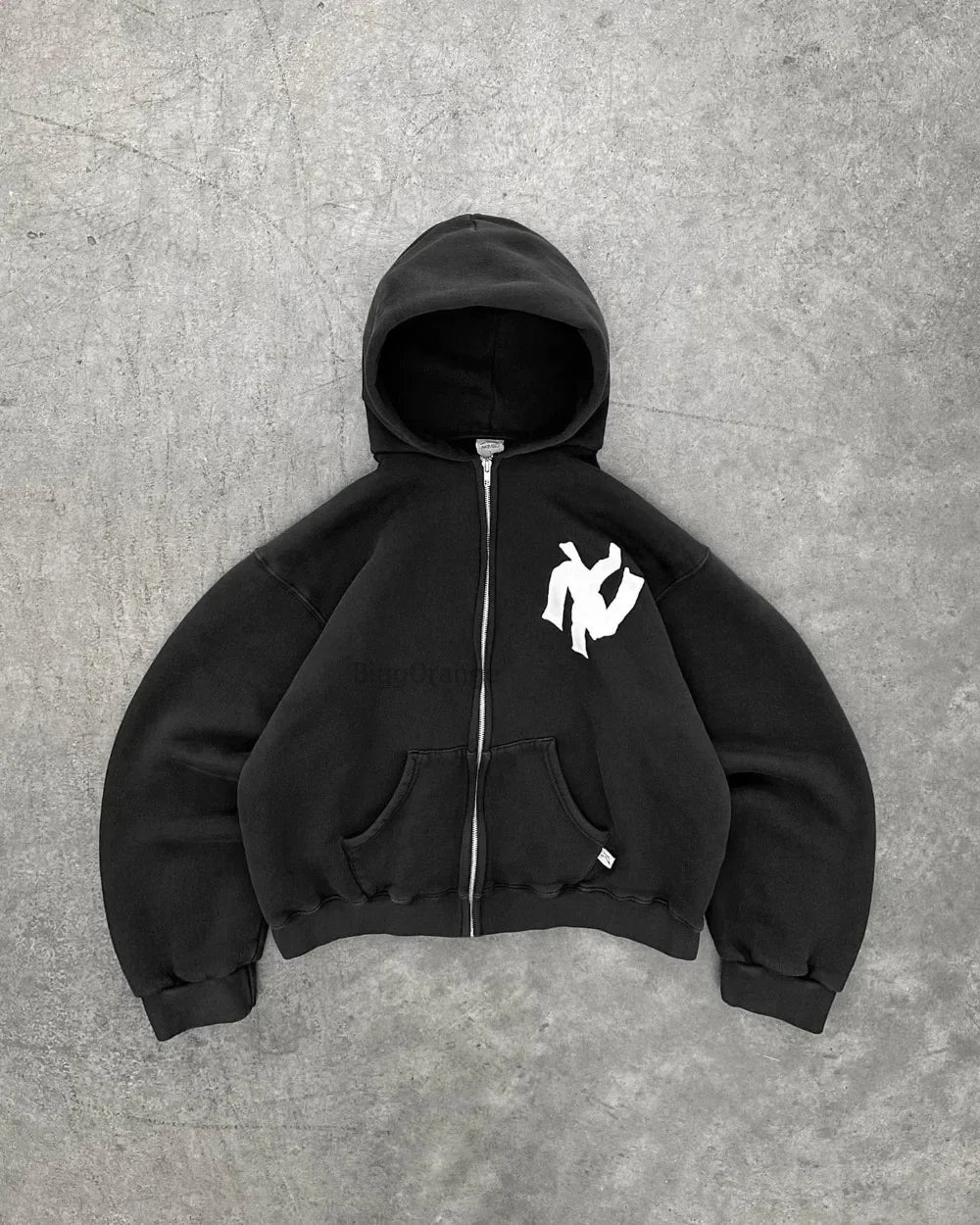 Cropped Yankees Inspired Hoodie