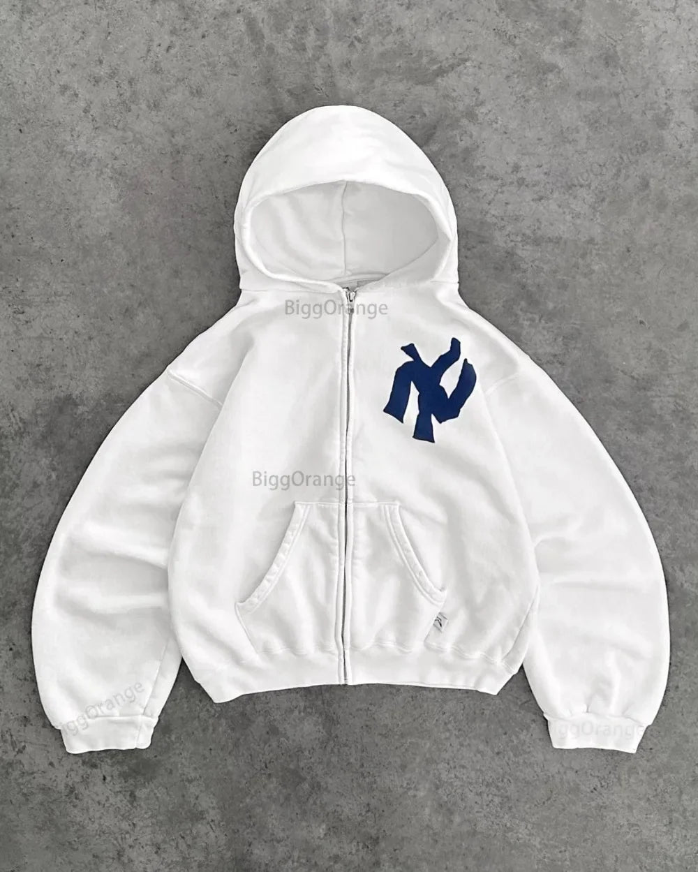 Cropped Yankees Inspired Hoodie