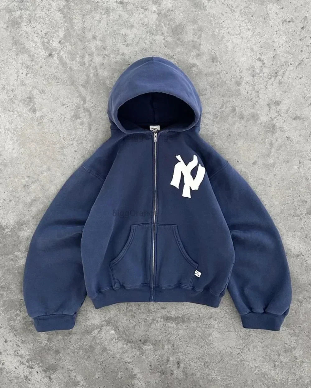 Cropped Yankees Inspired Hoodie