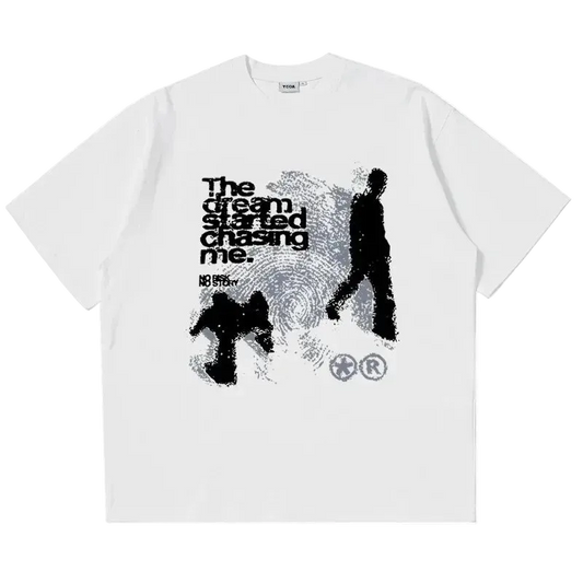 T-shirt Short Sleeve Shadow Print