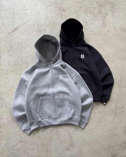 2025 New Letter Embroidery Zipper Casual Tracksuit