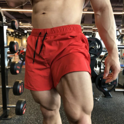 Gym Shorts Men 2 in 1