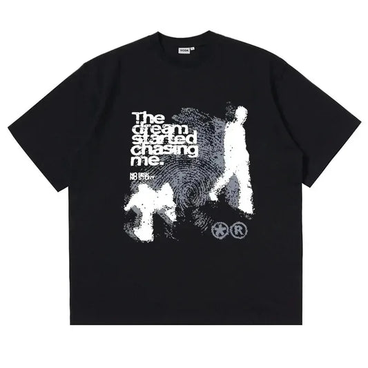 T-shirt Short Sleeve Shadow Print